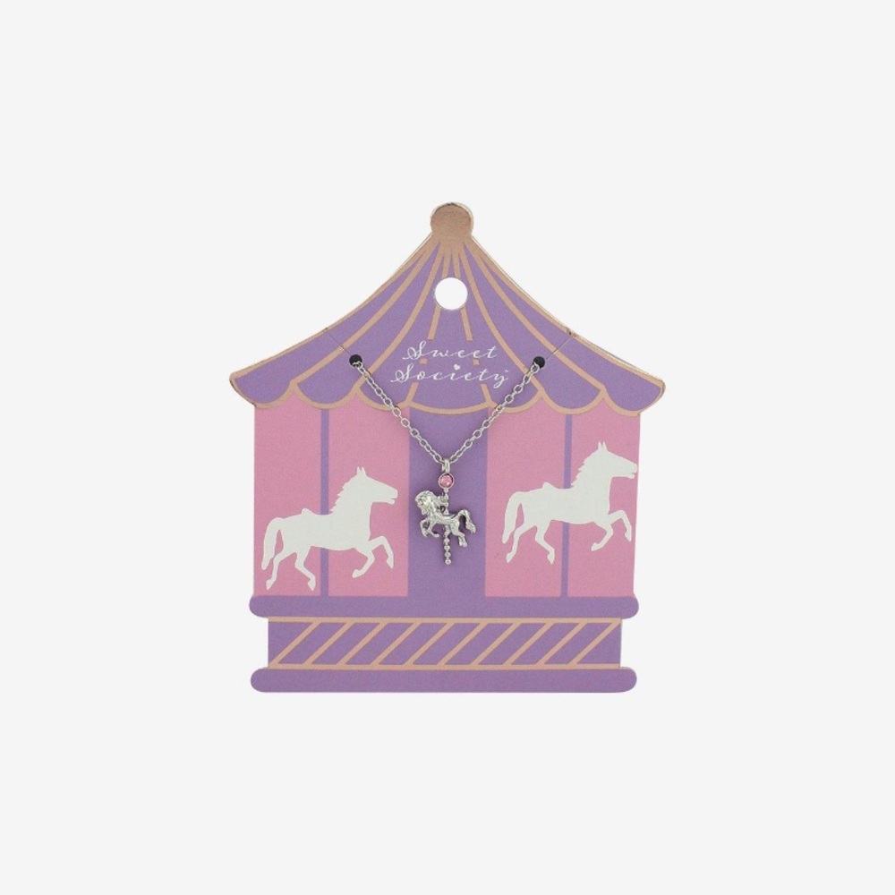 Hot Topic Carousel Pony‎ Necklace Sweet Society